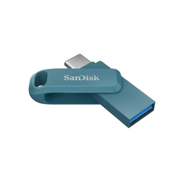 SanDisk Ultra Dual Drive Go/ 128 GB/ USB 3.2/ USB-A + USB-C/ Modrá 