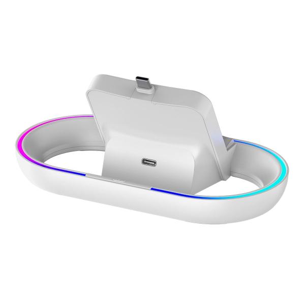 iPega P5P02 Charger Dock s RGB pre Playstation Portal Remote Player White 