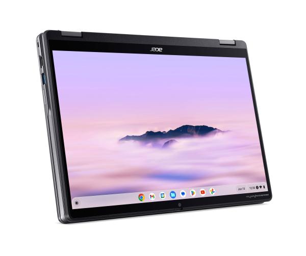 Acer Chromebook Plus Spin 514/ CP514-4HN-36VY/ 3-100U/ 14"/ WUXGA/ T/ 8GB/ 256GB SSD/ UHD/ Chrome/ Gray/ 2R 