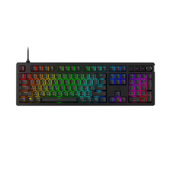 HP HyperX Alloy Rise/ Drátová USB/ US layout/ Čierna