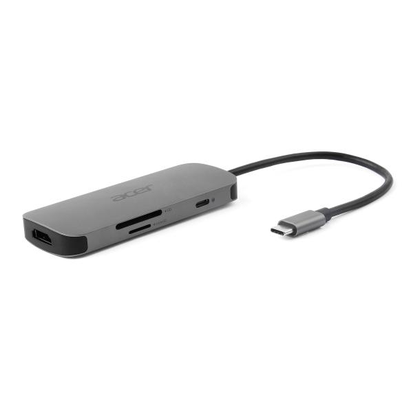 Acer 7in1 USB-C dongle (HDMI, DP, USB, RJ) 