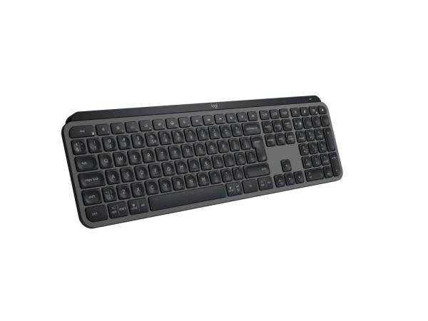 Logitech MX KEYS S/ Bezdrôtová USB + Bluetooth/ US layout/ Grafitová 