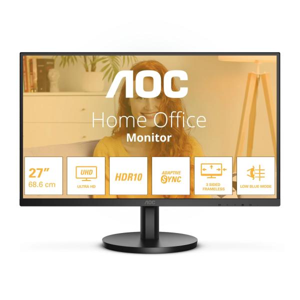 AOC MT VA LCD WLED 27" U27B3M - VA panel,  3840x2160,  2xHDMI,  DP,  repro