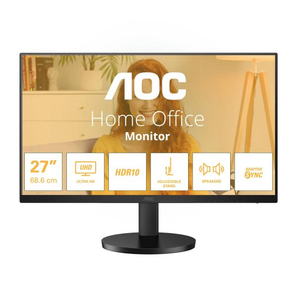 AOC MT IPS LCD WLED 27" U27B3AF - IPS panel,  3840x2160,  2xHDMI,  DP,  repro,  nast vysky