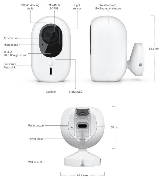 Ubiquiti UVC-G4-INS - UniFi Protect G4 Instant Camera 