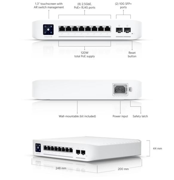 Ubiquiti USW-Enterprise-8-PoE - UniFi Switch Enterprise 8 PoE 