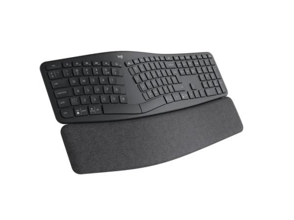 Logitech ERGO K860 for Business/ Bezdrôtová USB + Bluetooth/ US layout/ Čierna 