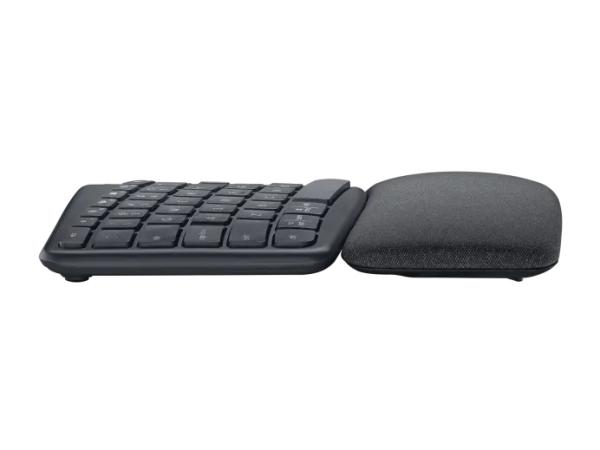 Logitech ERGO K860 for Business/ Bezdrôtová USB + Bluetooth/ US layout/ Čierna 