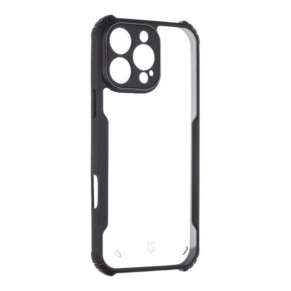 Tactical Quantum Stealth Kryt pre Apple iPhone 16 Pro Max Clear/ Black 