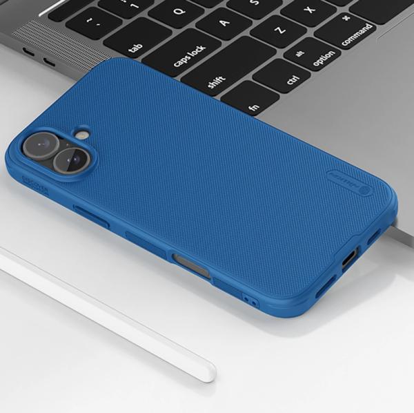 Nillkin Super Frosted PRE Zadný Kryt pre Apple iPhone 16 Blue 