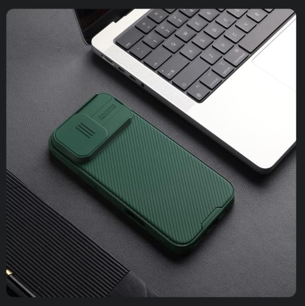 Nillkin CamShield PRE Zadný Kryt pre Apple iPhone 16 Pre Max Dark Green 