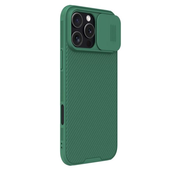 Nillkin CamShield PRO Magnetic Zadný Kryt pre Apple iPhone 16 Pro Max Dark Green 