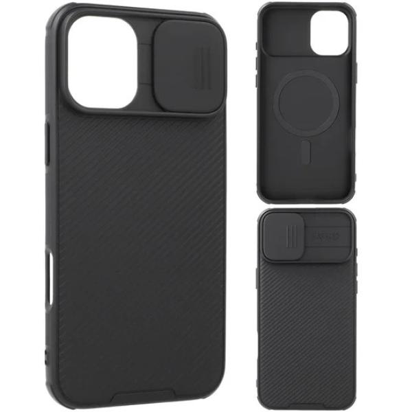 Nillkin CamShield PRO Magnetic Zadný Kryt pre Apple iPhone 16 Plus Black 