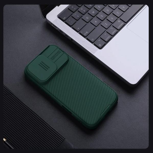 Nillkin CamShield PRE Magnetic Zadný Kryt pre Apple iPhone 16 Pre Dark Green 