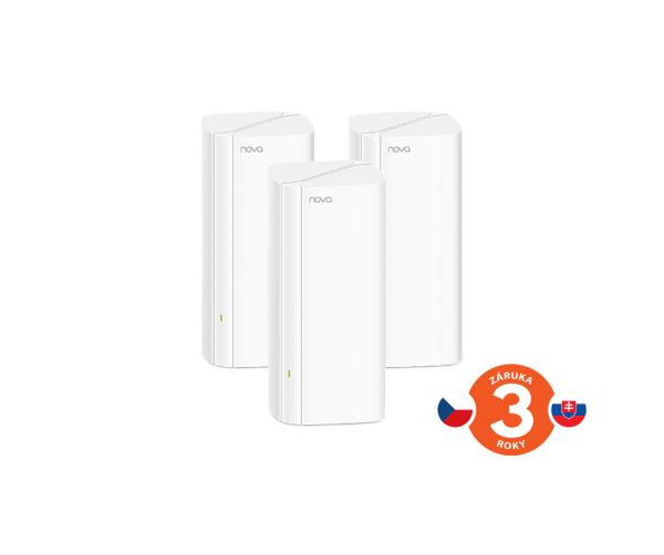 Tenda Nova EX12 (3-pack) WiFi6 AX3000 Mesh Gigabit systém, 9xGLAN/ GWAN, WPA3, VPN, SMART CZ aplikácie 