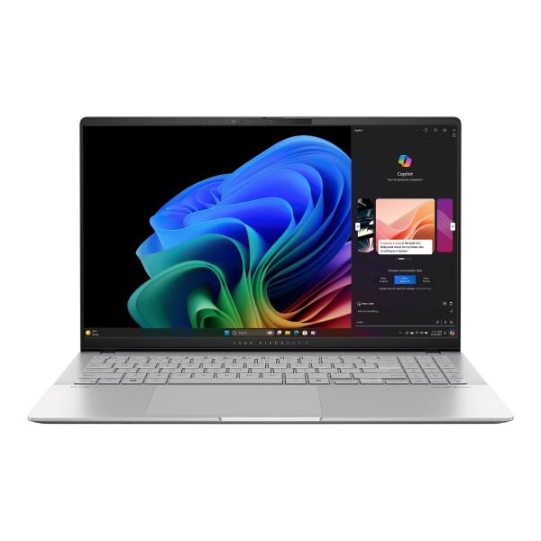 ASUS Vivobook S 15 OLED/ S5507QA/ SD-X1E-78-100/ 15, 6"/ 2880x1620/ 32GB/ 1TB SSD/ Adreno/ W11H/ Silver/ 2R