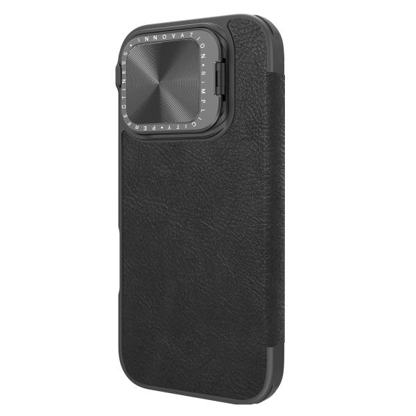 Nillkin Qin Book Prop Puzdro pre Apple iPhone 16 Pro Max Classic Black 