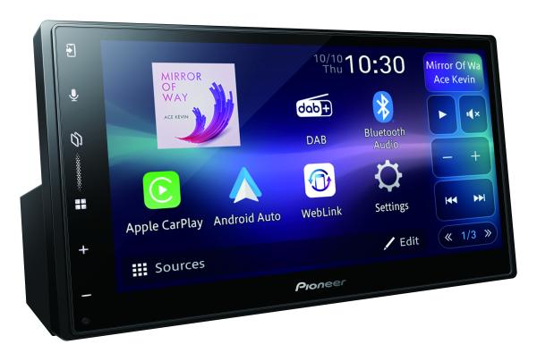 Pioneer SPH-DA77DAB autorádio 2DIN, 6, 8" LCD, DAB+, CarPlay, Android Auto, Wi-Fi, Bluetooth 