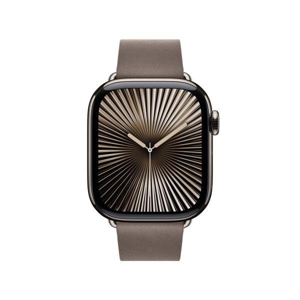 Watch Acc/ 42/ Dark Taupe Modern Buckle - Large 