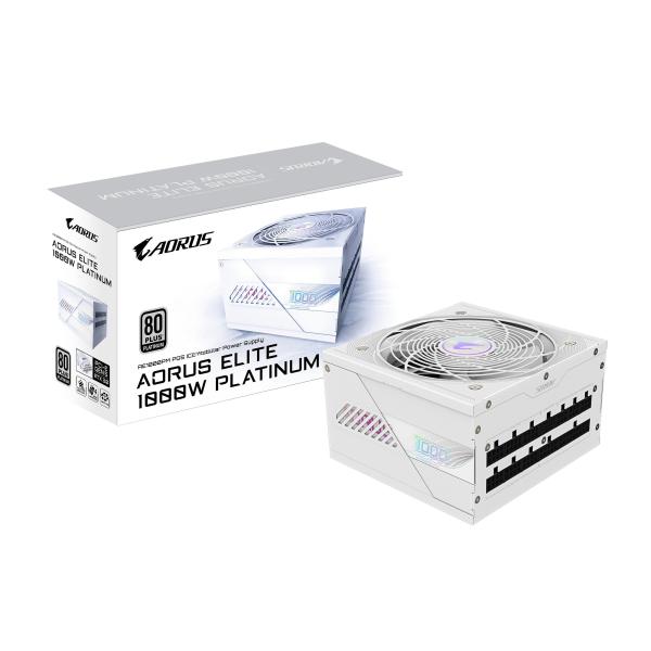 GIGABYTE zdroj 1000W 80PLUS Platinum Modular white