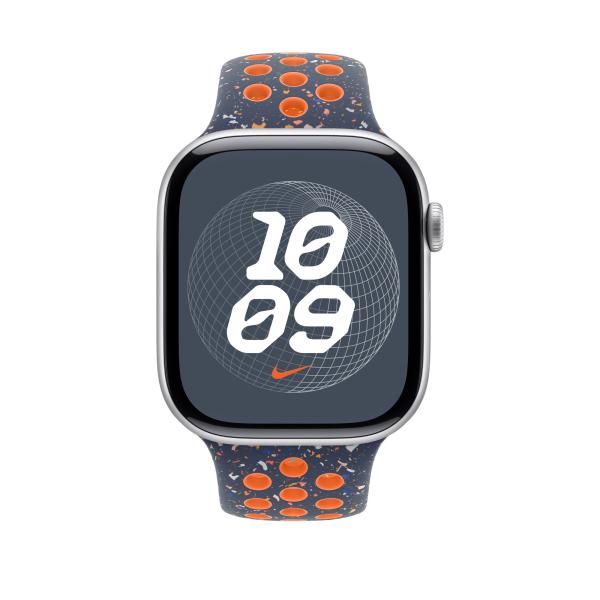 Watch Acc 46 Blue Flame Nike Sport Band - S M 