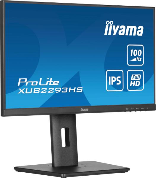 iiyama ProLite/ XUB2293HS-B6/ 21, 5"/ IPS/ FHD/ 100Hz/ 1ms/ Black/ 3R 