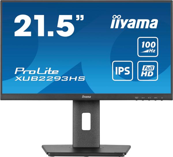 iiyama ProLite XUB2293HS-B6 21, 5" IPS FHD 100Hz 1ms Black 3R