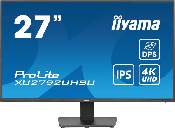 iiyama ProLite/ XU2792UHSU-B6/ 27"/ IPS/ 4K UHD/ 60Hz/ 4ms/ Black/ 3R