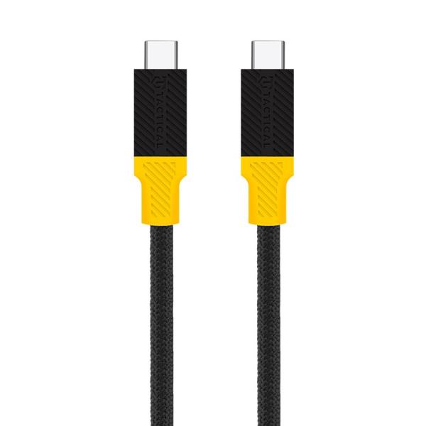 Tactical BlackBird Kábel USB4 1m Black/ Yellow