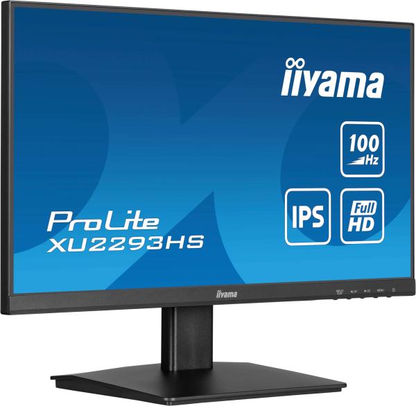 iiyama ProLite/ XU2293HS-B6/ 21, 5"/ IPS/ FHD/ 100Hz/ 1ms/ Black/ 3R 