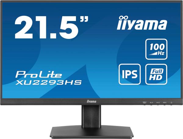 iiyama ProLite/ XU2293HS-B6/ 21, 5"/ IPS/ FHD/ 100Hz/ 1ms/ Black/ 3R