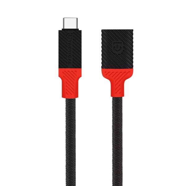 Tactical Pin4Fun adaptér USB-C/ Lightning 0, 1m Black/ Red