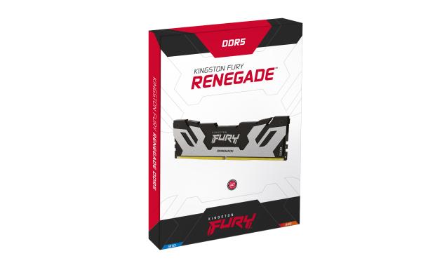 KINGSTON DIMM DDR5 16GB 7200MT/ s CL38 FURY Renegade Stříbrná XMP 