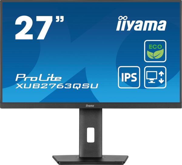 27" iiyama XUB2763QSU-B1:IPS, QHD, 100Hz