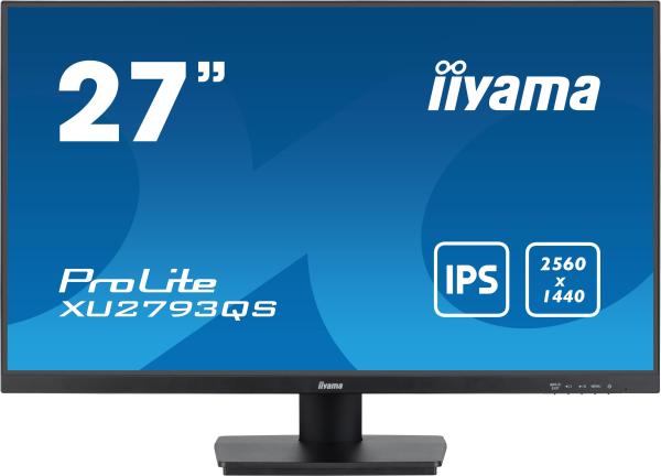 iiyama ProLite/ XU2793QS-B6/ 27"/ IPS/ QHD/ 100Hz/ 1ms/ Black/ 3R