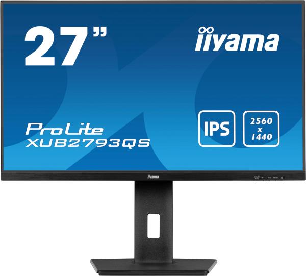 27" iiyama XUB2793QS-B6:IPS, QHD, HDMI, DP, HAS