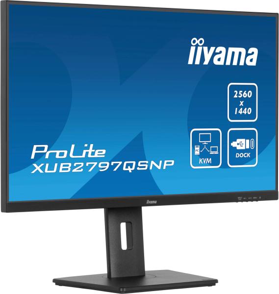 27" iiyama XUB2797QSNP-B1: IPS, QHD, USB-C, KVM 