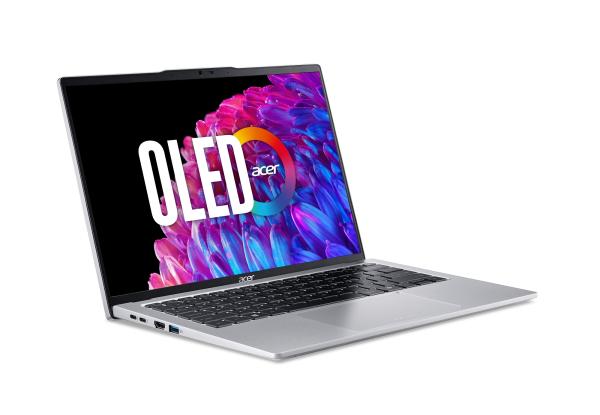 Acer Swift Go 14/ SFG14-73-99F2/ U9-185H/ 14"/ 2880x1800/ 32GB/ 1TB SSD/ Arc Xe/ W11H/ Silver/ 2R 