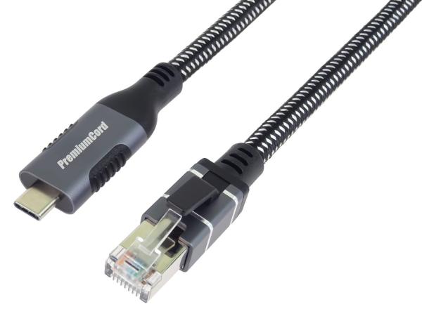 Ethernet. kábel USB3.2->LAN RJ45 10 100 1000, 1m