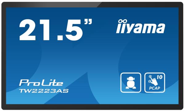 22" iiyama TW2223AS-B2: PCAP, Android 12, FHD