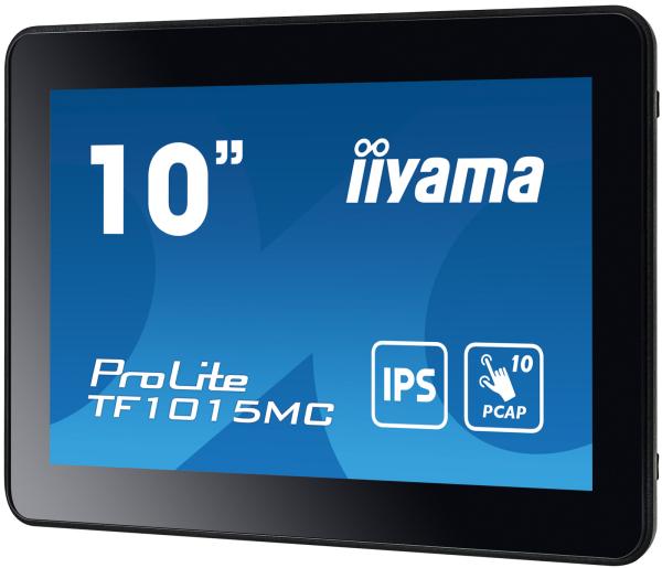 10" iiyama TF1015MC-B3: WXGA, 10P, VGA, HDMI, DP 