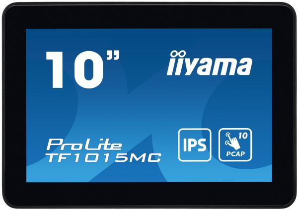 10" iiyama TF1015MC-B3: WXGA, 10P, VGA, HDMI, DP