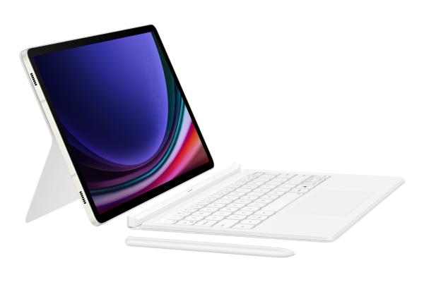 Samsung Ochranný kryt s klávesnicou a touchpadom pre Tab S9/ S9 FE White 