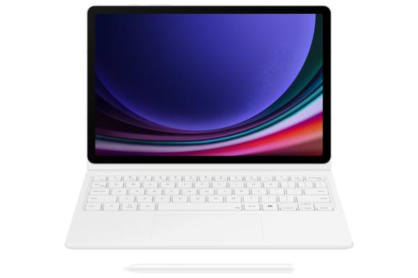 Samsung Ochranný kryt s klávesnicou a touchpadom pre Tab S9/ S9 FE White 