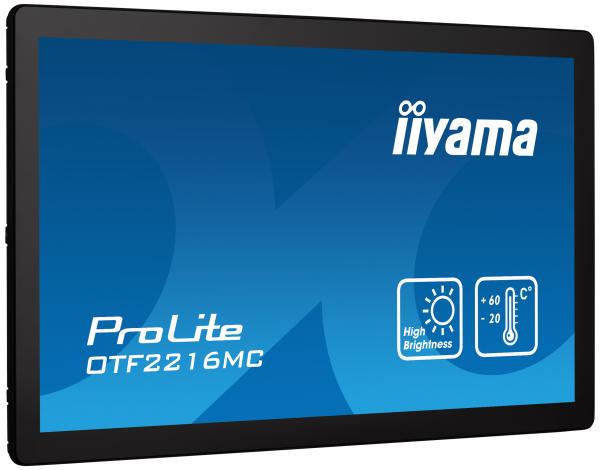 22" iiyama OTF2216MC-B1: FHD, 10P, outdoor 