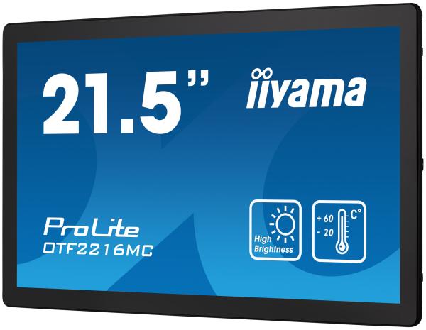 22" iiyama OTF2216MC-B1: FHD, 10P, outdoor 