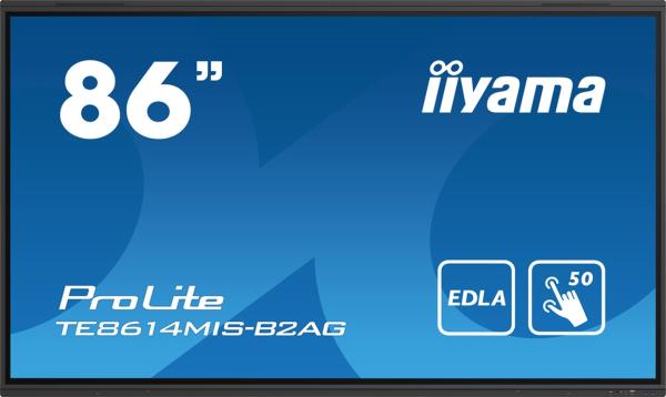 86" iiyama TE8614MIS-B2AG:VA, 4K, 50P, EDLA, Android