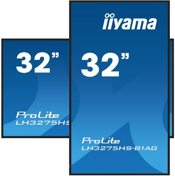 32" iiyama LH3275HS-B1AG: IPS, FHD, Android, 24 7 