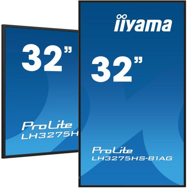 32" iiyama LH3275HS-B1AG: IPS, FHD, Android, 24 7 