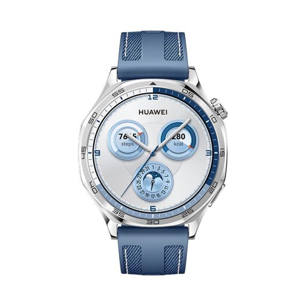 Huawei Watch GT 5 46mm Silver Elegant Band Blue 